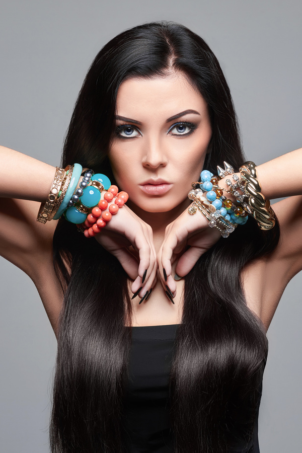 Fashionable women with special bracelets HD picture 03