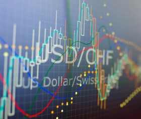 Financial stock market Stock Photo