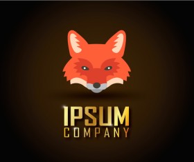 Fox logo company vector design 03