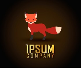 Fox logo company vector design 05