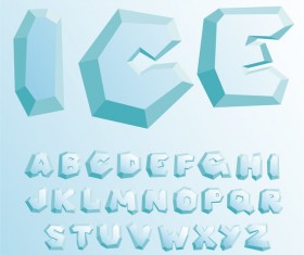 Geometry alphabet vector design