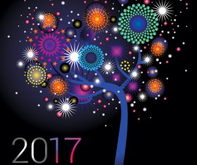 Glowing tree design 2017 HD picture 01