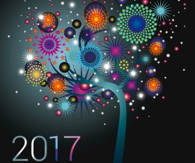 Glowing tree design 2017 HD picture 05