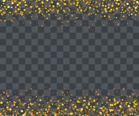 Golden light dot effect illustration vector 03