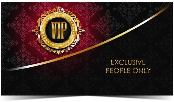 Golden luxury VIP background vector material 01