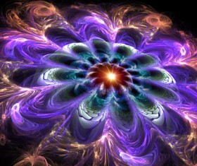 Gorgeous abstract flower Stock Photo