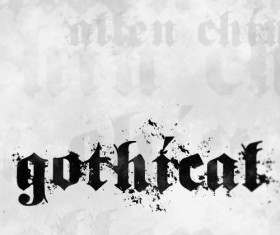 Gothical free font
