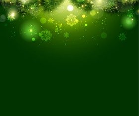 Green christmas background design vector 03