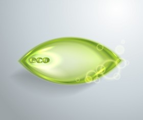 Green glass textured eco background vectors 05