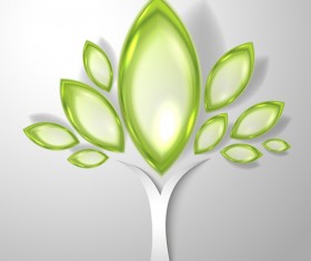 Green glass textured eco background vectors 08