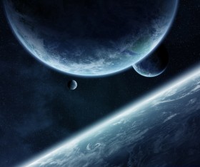 Group of planets in space HD picture 15
