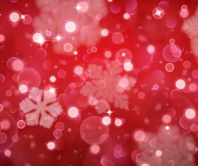 Halation red background with snowflake vector 02