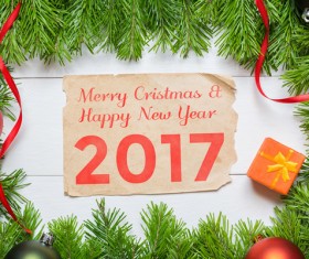 Happy New Year 2017 Stock Photo 05