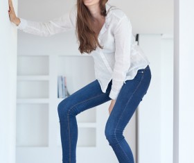 Happy young woman HD picture