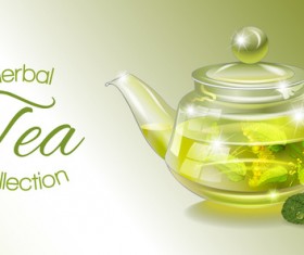 Herbal tea vector