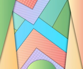 Layered colored modern background vectors 08