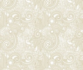 Light color decorative seamless pattern vectors