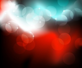 Light cricle with bokeh colorful backgrounds vector
