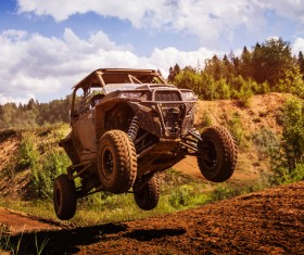 Limit off-road challenges Stock Photo