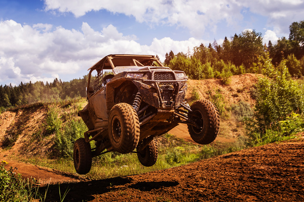 Limit off-road challenges Stock Photo