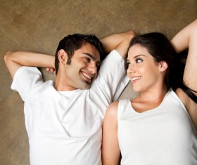 Looking at each other in love couple HD picture