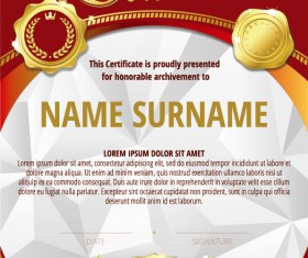 Luxury diploma and certificate template vector design 20