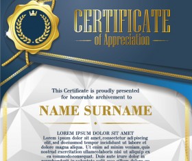 Luxury diploma and certificate template vector design 21