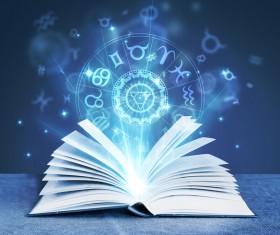Magic book Stock Photo 03