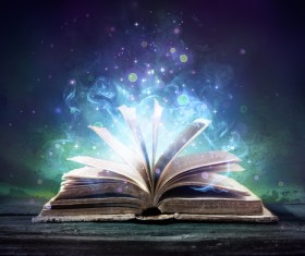 Magic book Stock Photo 04