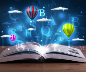 Magic book Stock Photo 07