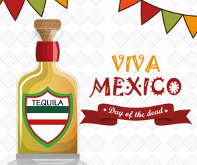 Mexico viva poster template vector 03