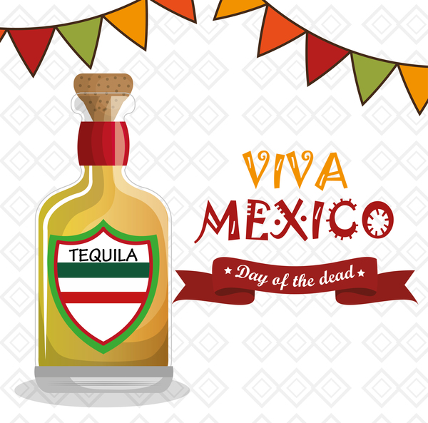 Mexico viva poster template vector 03
