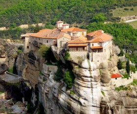 Mithora Monastery Stock Photo