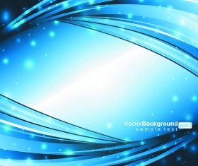 Modern blue background shining vectors