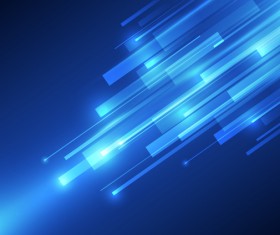 Modern tech blue background vector material