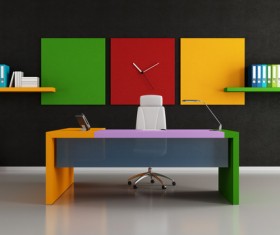 Multi-color modern office HD picture