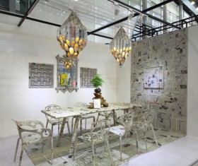 Original ecology interior decoration Stock Photo