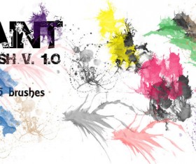 Paint Splash Grunge photoshop brushes
