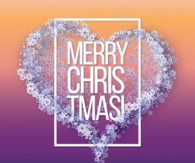 Paper snowflake christmas background vector 20