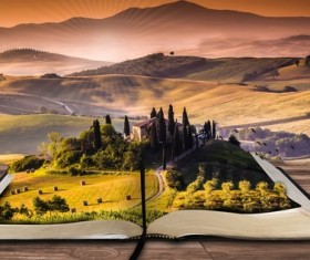 Pastoral romance Stock Photo