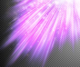 Purple Light rays illustration vector 02