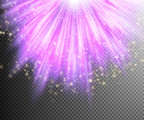 Purple Light rays illustration vector 06