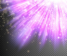Purple Light rays illustration vector 07