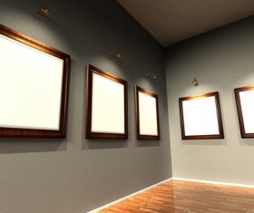 Raster backgrounds with frames Stock Photo 09