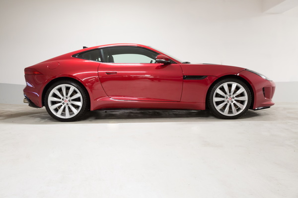Red Jaguar sports car HD picture