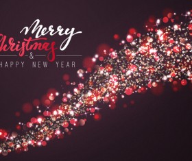 Red light dots christmas abstract vector