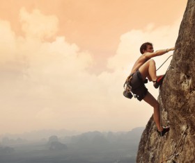 Rock climbing HD picture