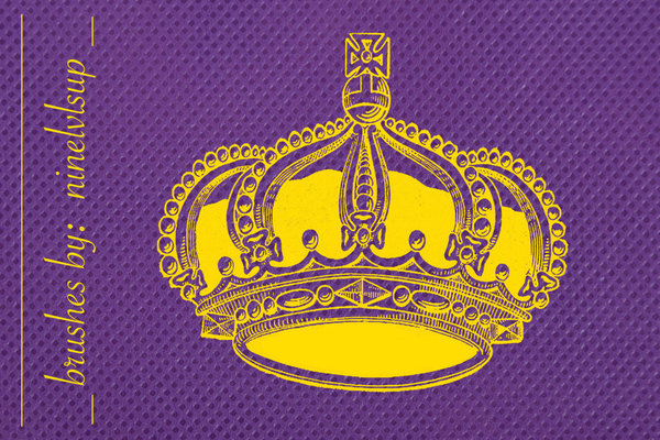 Royal Crown photoshop brushes