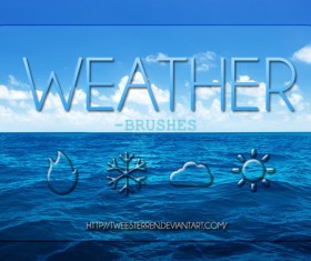 Sea weather photoshop brushes