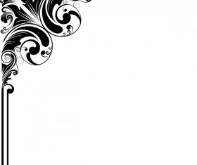 Simple design angle ornaments vector